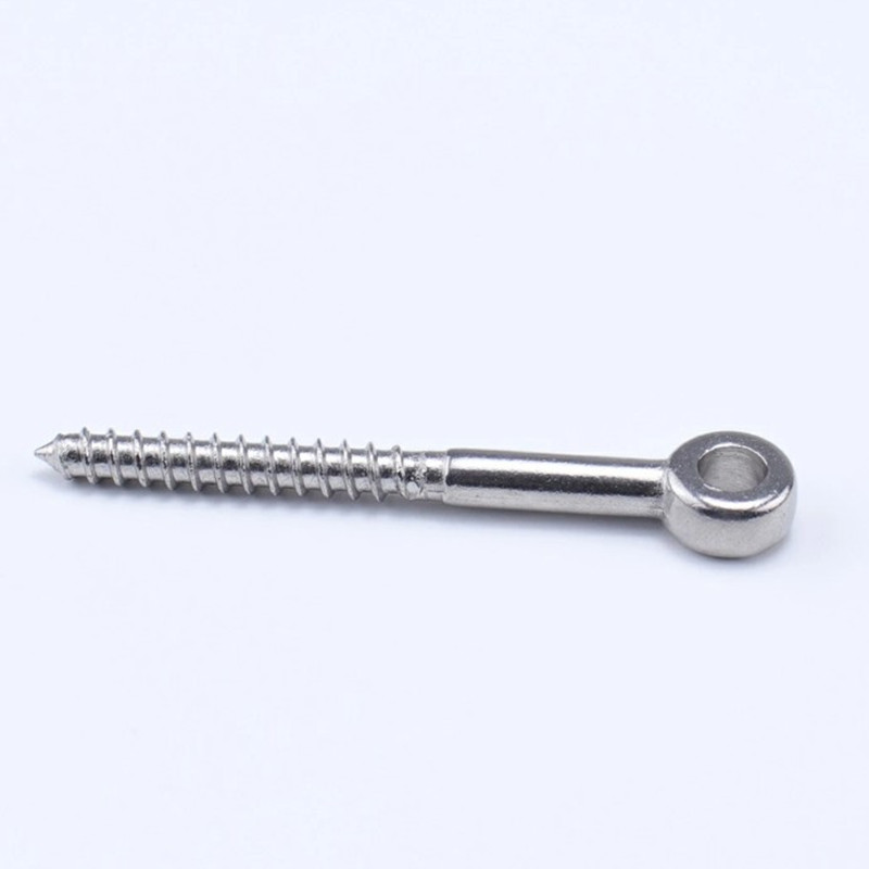 Stainless Steel Wooden Screw Threaded Eye Bolt