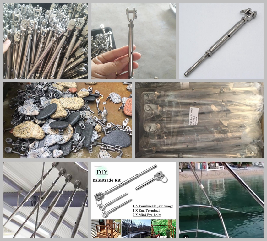 Jaw Swage Rigging Screw Fork Turnbuckle Jaw Swage Rigging Screw Fork Turnbuckle