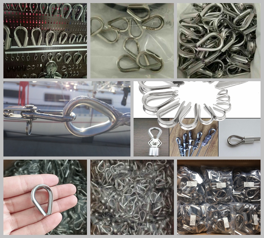 Stainless Steel European Type Wire Rope Thimble