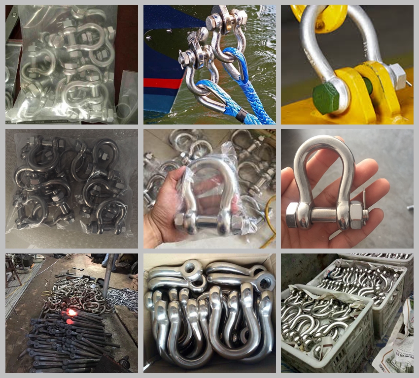 Stainless Steel Safety Pin Bow Shackle