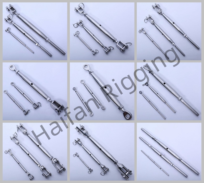 Stainless Steel Rigging Screw Closed Body Turnbuckle Jaw Jaw Type Turnbuckle Stainless Steel Rigging Screw Closed Body Turnbuckle Jaw Jaw Type Turnbuckle