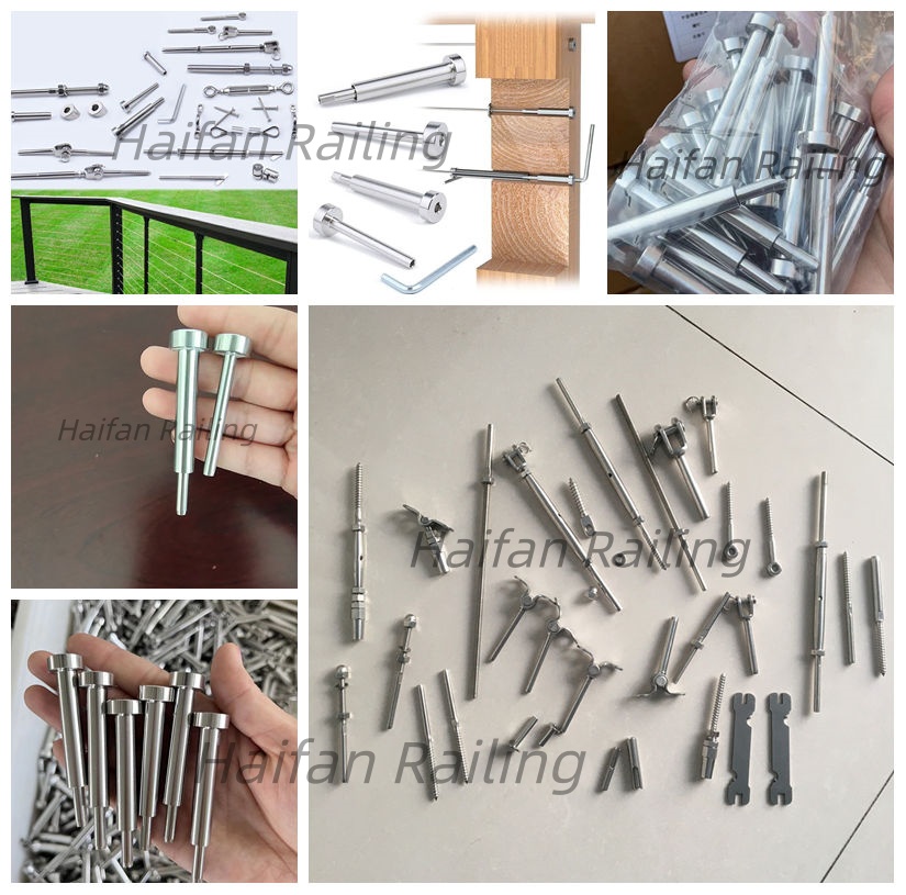 Invisible Stud Receiver for Cable Deck Railing Invisible Stud Receiver for Cable Deck Railing