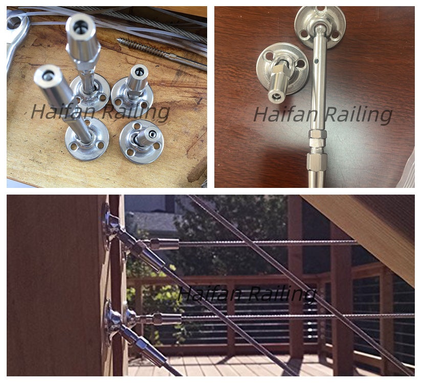 Swageless Swivel Terminating End Cable Tensioner Swageless Swivel Terminating End Cable Tensioner