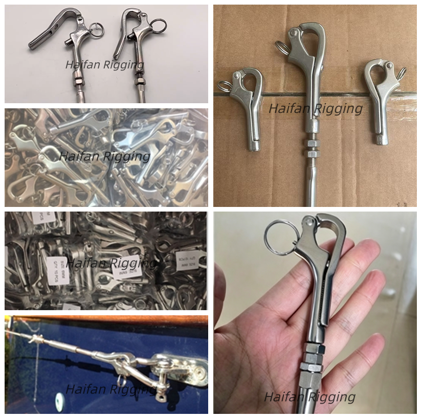 Pelican Hook with Swageless Stud Pelican Hook with Swageless Stud