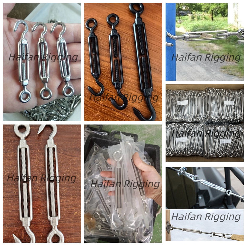 European Type Turnbuckle with Eye and Hook European Type Turnbuckle with Eye and Hook