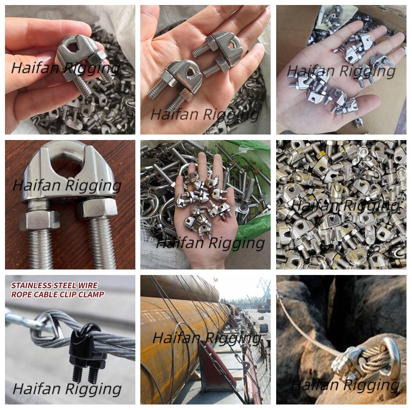 US Drop Forged Type Wire Rope Clip US Drop Forged Type Wire Rope Clip