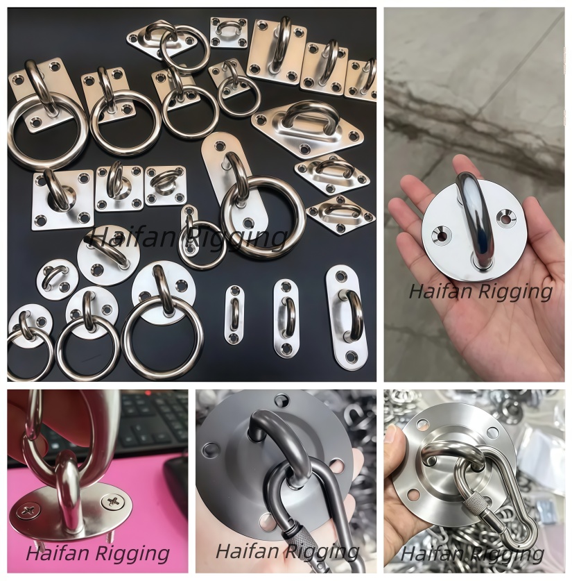 Stainless Steel Big Round Pad Eye Plate Stainless Steel Big Round Pad Eye Plate