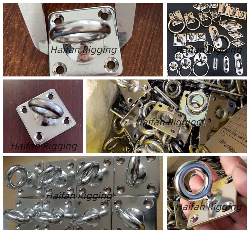 Stainless Steel Swivel Square Pad Eye Plate Stainless Steel Swivel Square Pad Eye Plate