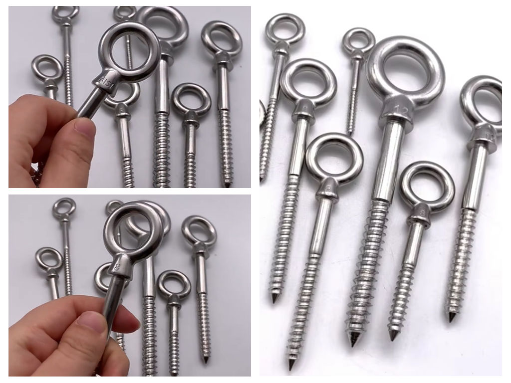 Wood Screw Lag Eye Bolt Wood Screw Lag Eye Bolt
