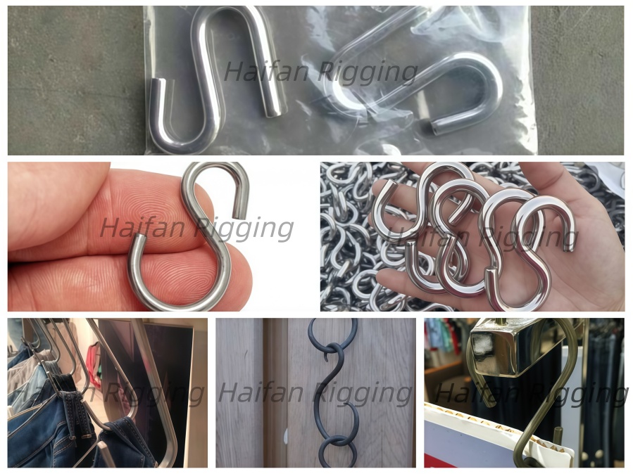 Stainless Steel S-Hook,Asymmetric Stainless Steel S-Hook,Asymmetric