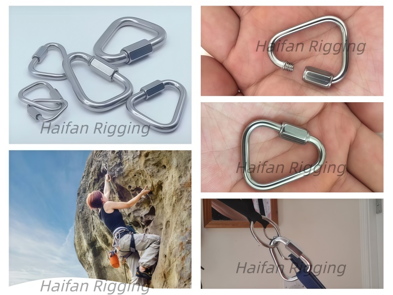 Delta Shaped Quick Link Delta Shaped Quick Link