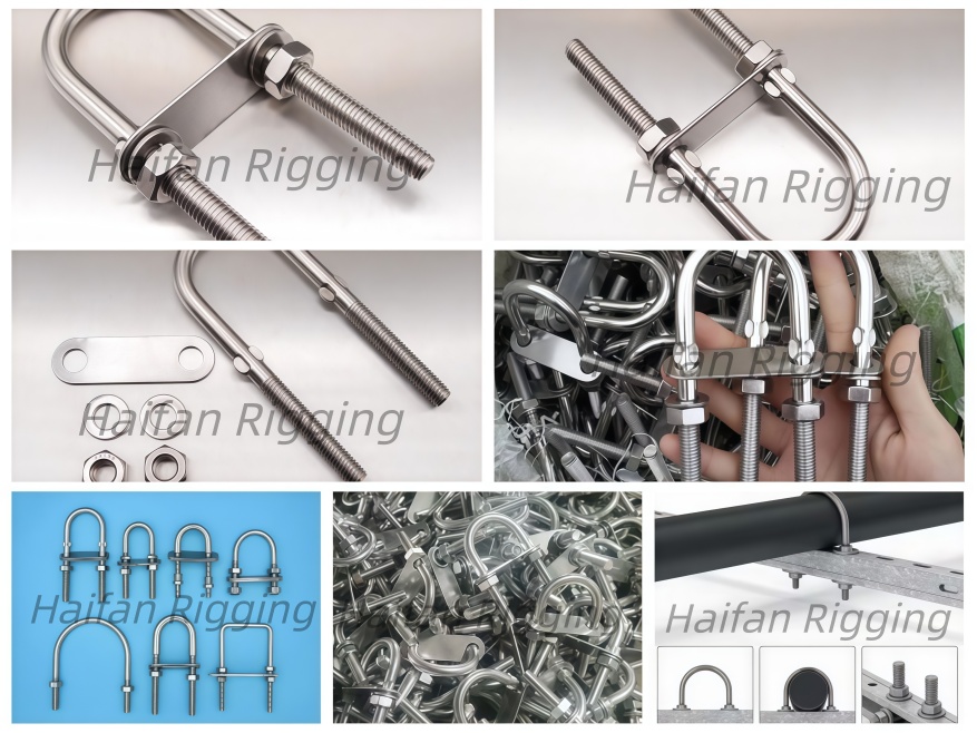 U Bolt with Plate-Nuts and Washers U Bolt with Plate-Nuts and Washers