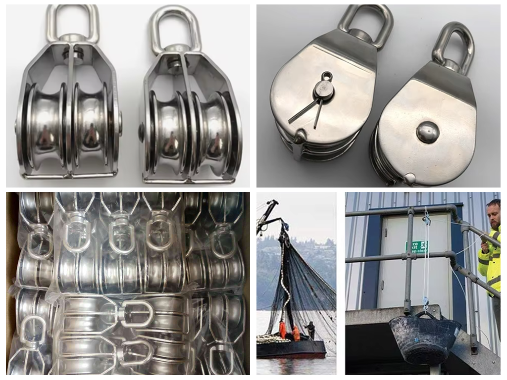 Double Sheave Pulley with Swivel Eye Double Sheave Pulley with Swivel Eye