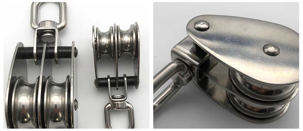 Swivel Toggle Eye Pulley Block Double Sheaves Swivel Toggle Eye Pulley Block Double Sheaves