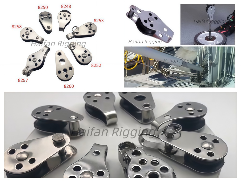 Marine Single Nylon Sheave Pulley Block with Bottom Pin Marine Single Nylon Sheave Pulley Block with Bottom Pin