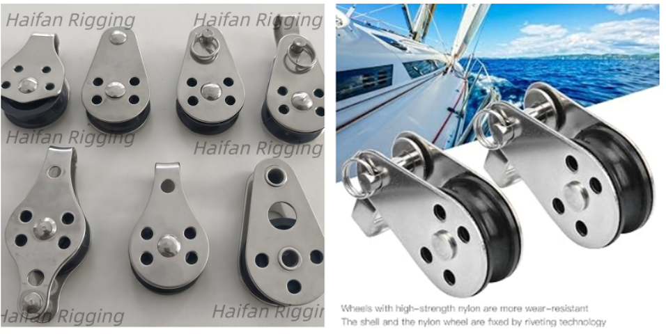 Marine Sailing Pulley Block with Removable Pin Marine Sailing Pulley Block with Removable Pin