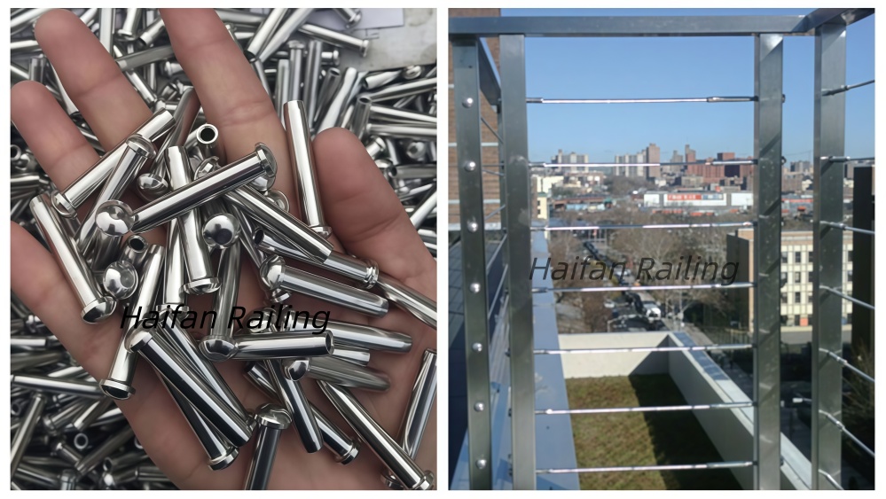 Cable Railing Dome Head Swage Terminal Cable Railing Dome Head Swage Terminal