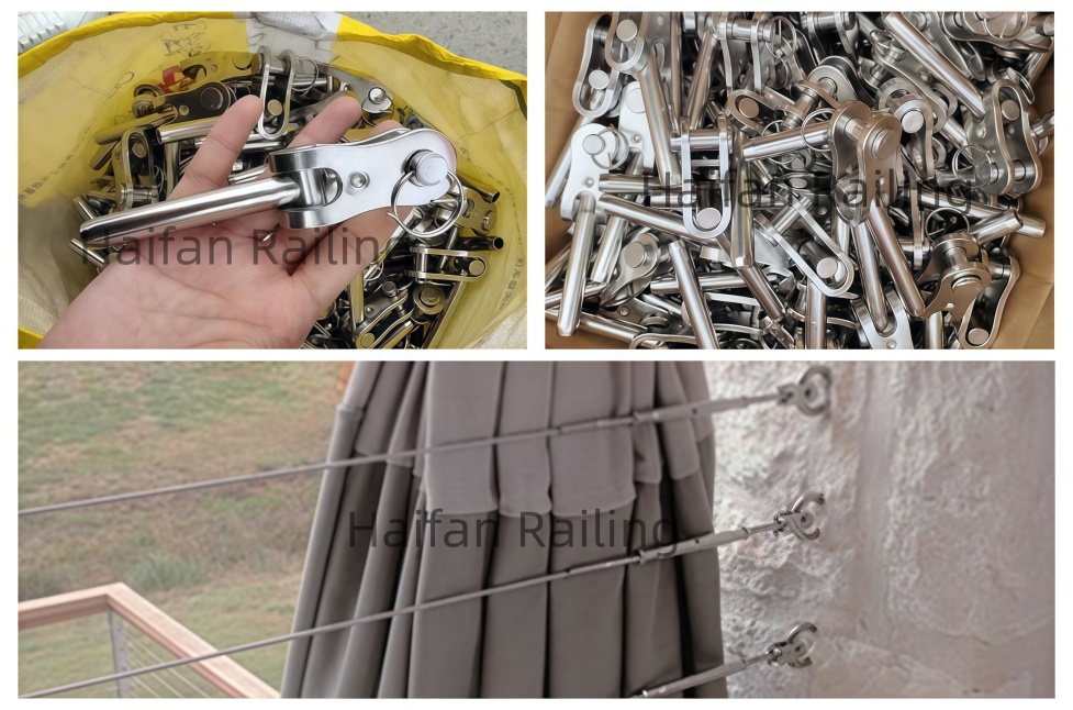 Cable Railing Swage Jaw Toggle Terminal Cable Railing Swage Jaw Toggle Terminal