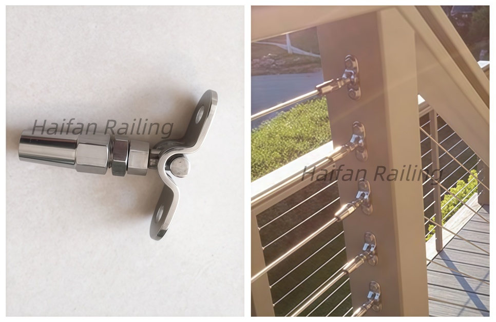 Swageless Deck Toggle Terminal For Cable Railing