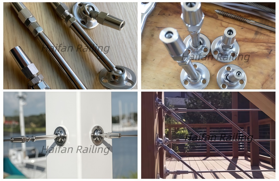 Swivel Turnbuckle Ends and Cable Tensioners Swivel Turnbuckle Ends and Cable Tensioners