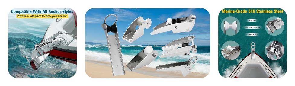 Hinged Self-Launching Anchor Roller Straight Bottom Hinged Self-Launching Anchor Roller Straight Bottom