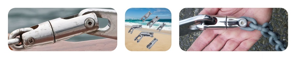 Multi-Directional Double Anchor Chain Swivel Connector