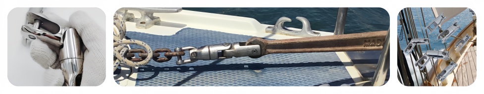 3 Sections Anchor Chain Swivel Connector