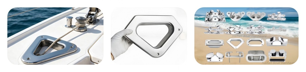 Triangular Boat Hawse Pipe Fairlead