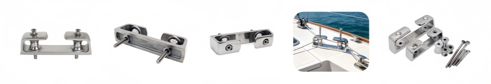 Marine Dual-Roller Bow Fairlead Chock Marine Dual-Roller Bow Fairlead Chock
