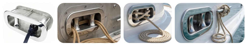 Double Wheel Anchor Fairlead Roller Hawse Pipe Bow Chock