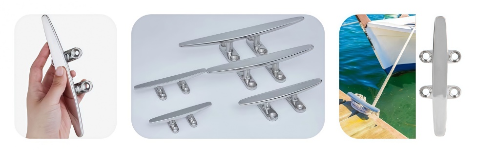 Low Flat Trimline Deck Cleat
