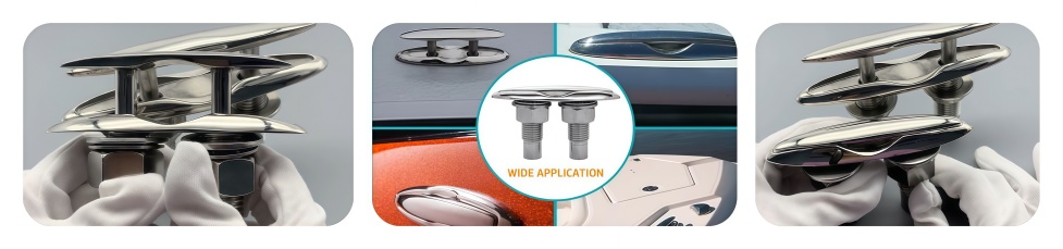 Hidden Flush Mount Retractable Boat Cleat Hidden Flush Mount Retractable Boat Cleat