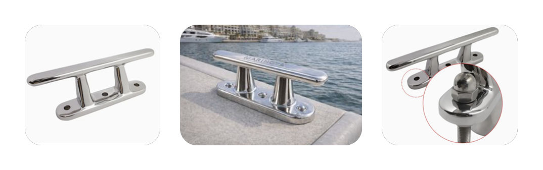 Single Cross Boat Dock Mooring Bitt Bollard Cleat