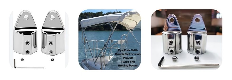 Bimini Top Eye End with Double Set Screws Bimini Top Eye End with Double Set Screws