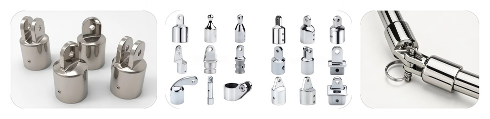 Bimini Top Double Eye End Cap