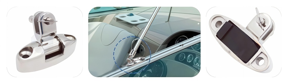 Mounted 180-Degree Rotating Ship Deck Hinge with a Removable Pin Mounted 180-Degree Rotating Ship Deck Hinge with a Removable Pin