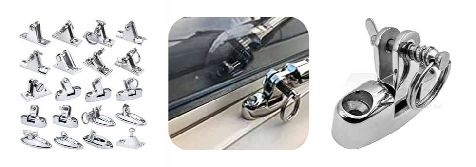 Mounted 180 Degree Rotating Swivel Deck Hinge with Removable Pin and Ring Mounted 180 Degree Rotating Swivel Deck Hinge with Removable Pin and Ring