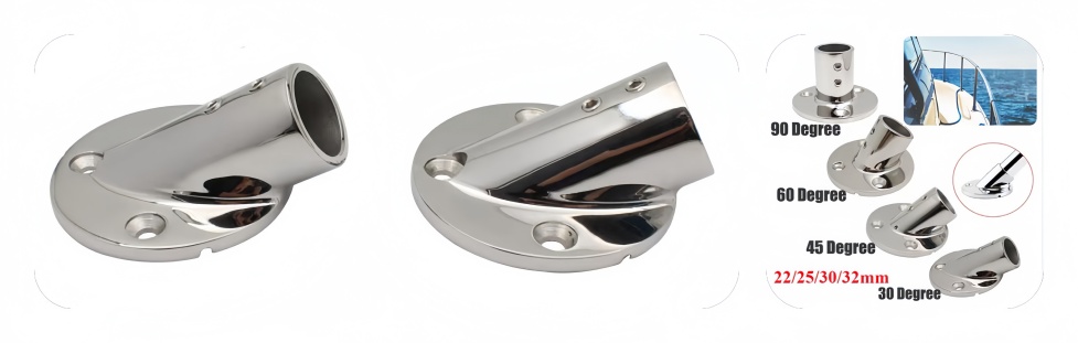 Marine Round Rail Base 30°