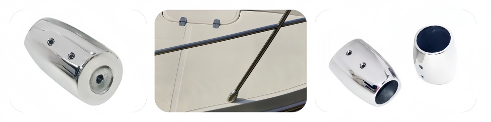 Marine Boat Handrail Flagpole Base 90° Marine Boat Handrail Flagpole Base 90°