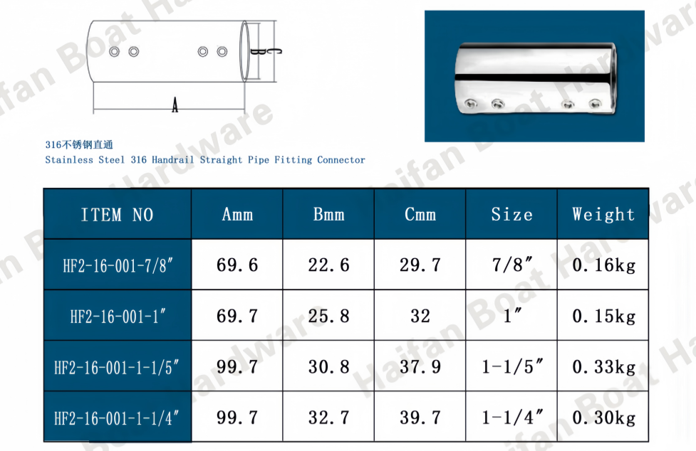 2-Way Inline Straight Sleeve Pipe Connector 2-Way Inline Straight Sleeve Pipe Connector