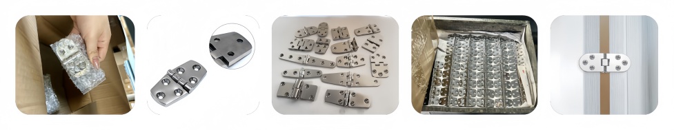 Heavy-duty Marine-Grade Cast Butterfly Strap Hinge