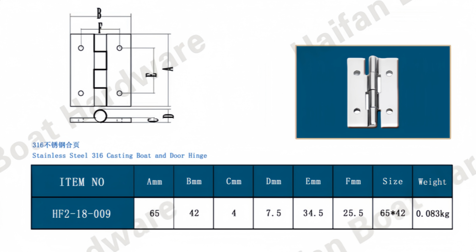 Heavy-Duty Marine-Grade Lift-Off Hinge Heavy-Duty Marine-Grade Lift-Off Hinge