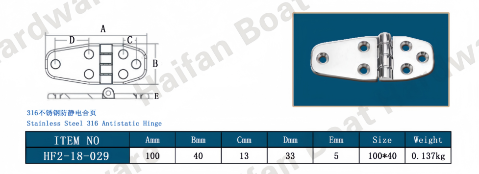 Antistatic Strap Hinge Antistatic Strap Hinge