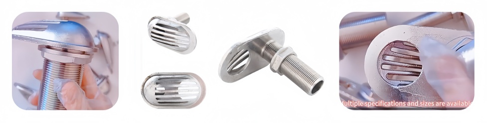 Marine Boat Intake Strainer Thru-Hull Water Pickup Filter Marine Boat Intake Strainer Thru-Hull Water Pickup Filter