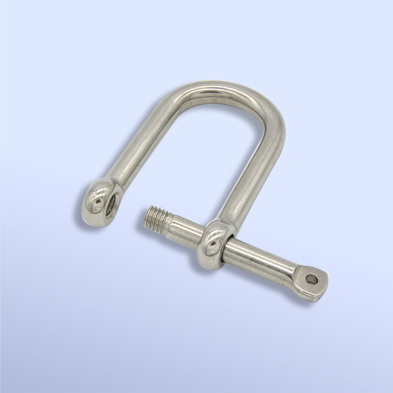 Stainless Steel Screw Pin Wide D Shackle