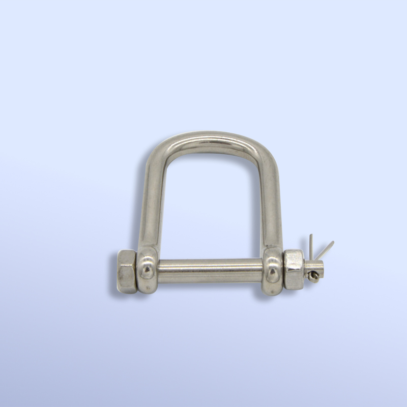 Stainless Steel Screw Pin Wide D Shackle