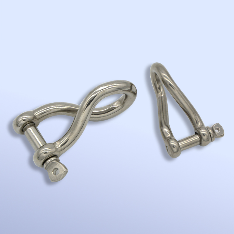 Stainless Steel Twisted Shackle