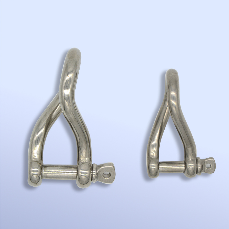 Stainless Steel Twisted Shackle