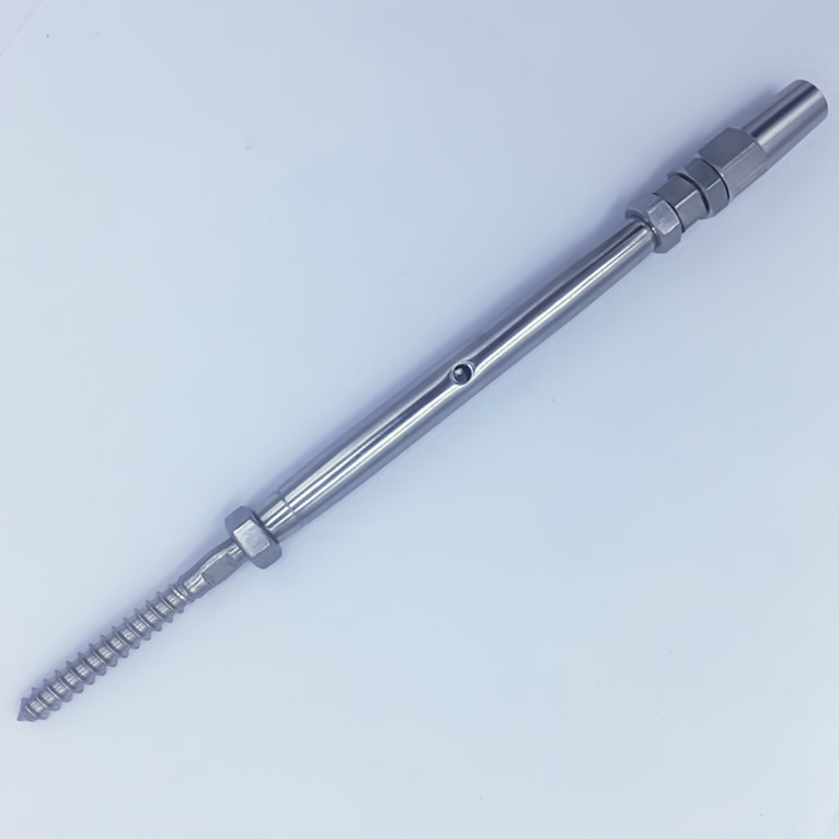 Swageless Turnbuckle Tensioner with LAG Screw