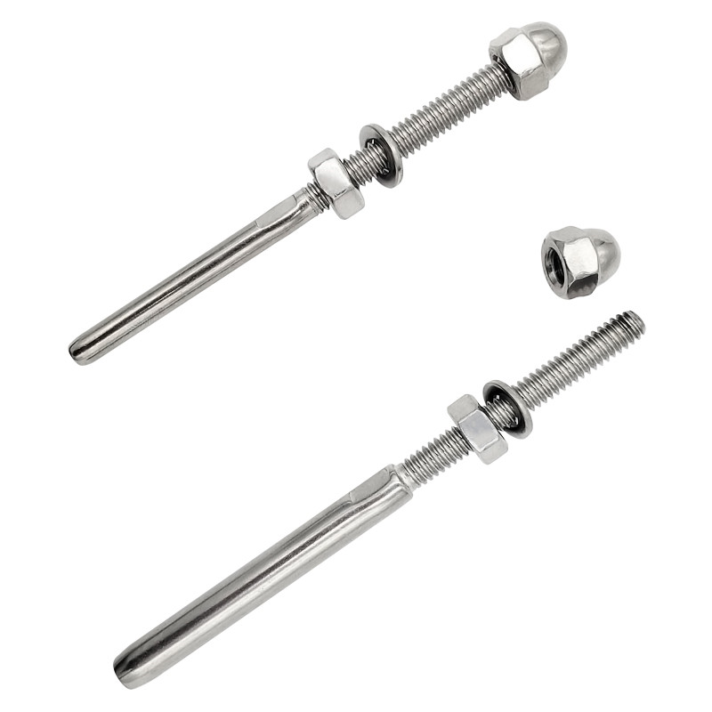 Swage Threaded Stainless Steel Cable Tensioner for 1/8